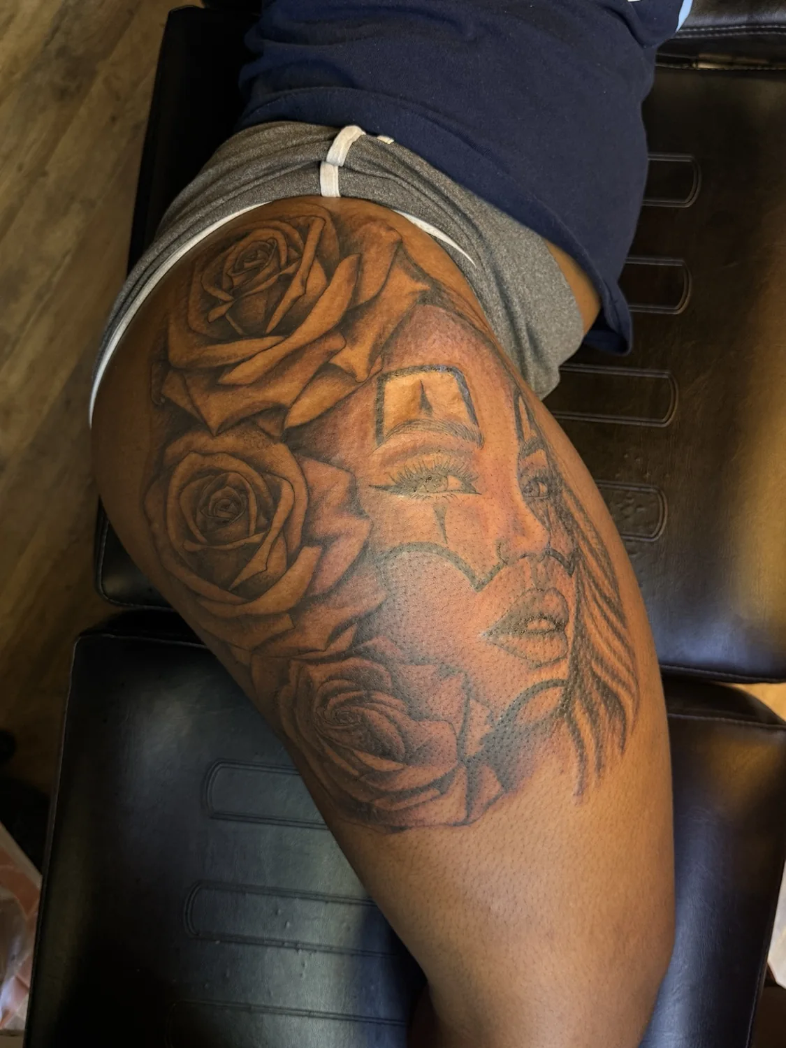 T0PHER INK tattoo portfolio: Portrait & Roses